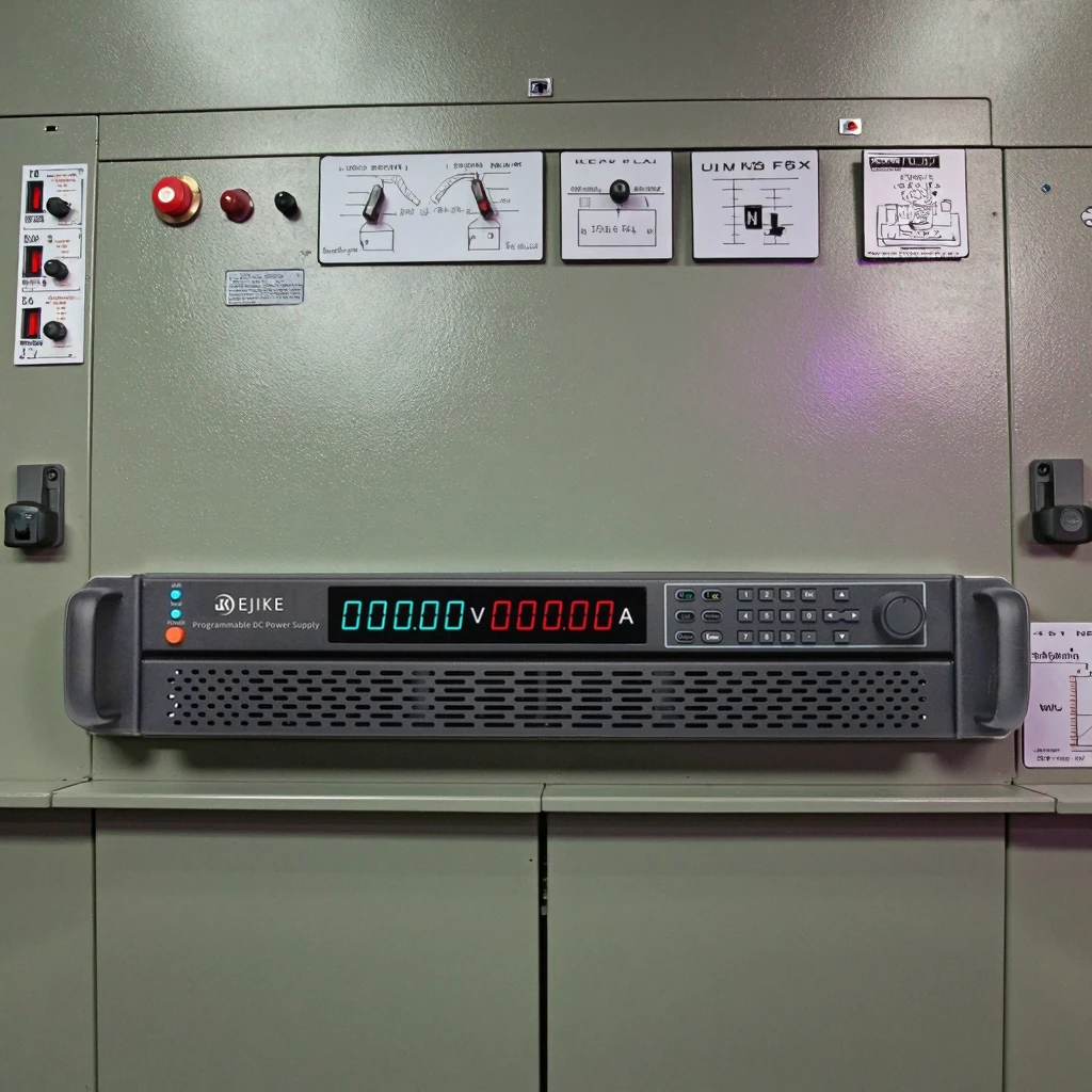 

High Efficiency Programmable Rack-mounted DC Power Supply 5000V 0.5A with PFC, MODBUS RS485 USB, for Industrial Automation Lab