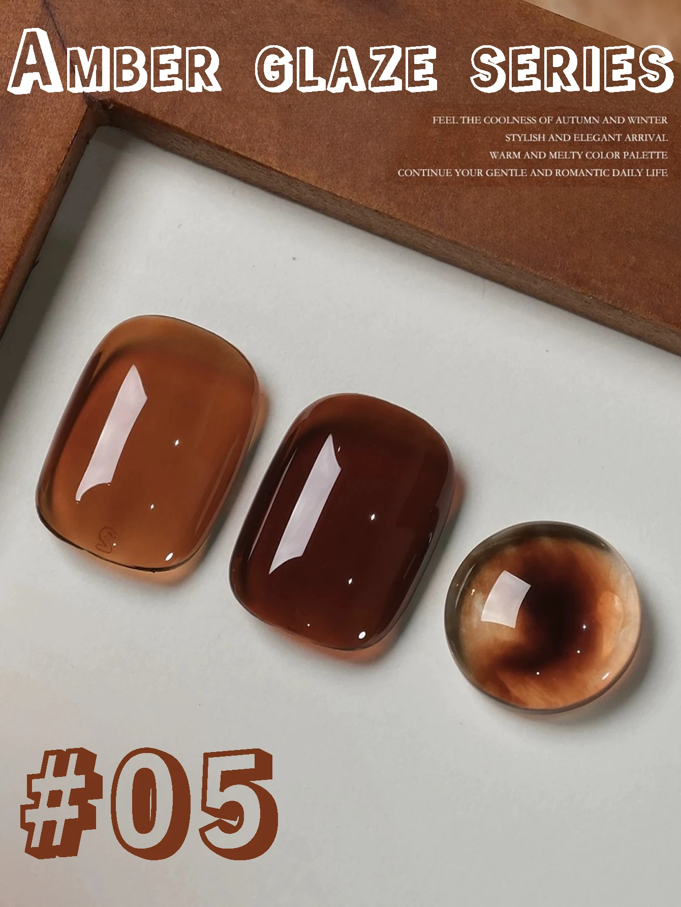 MIANEL 10ML Herbst-Nagel-Tintenfarbe Jelly Gel Nagellack 2026 Neu Maillard Schildpatt-Amber Gel-Lack Schwarze Nägel 1-8 Stück – Detail 18