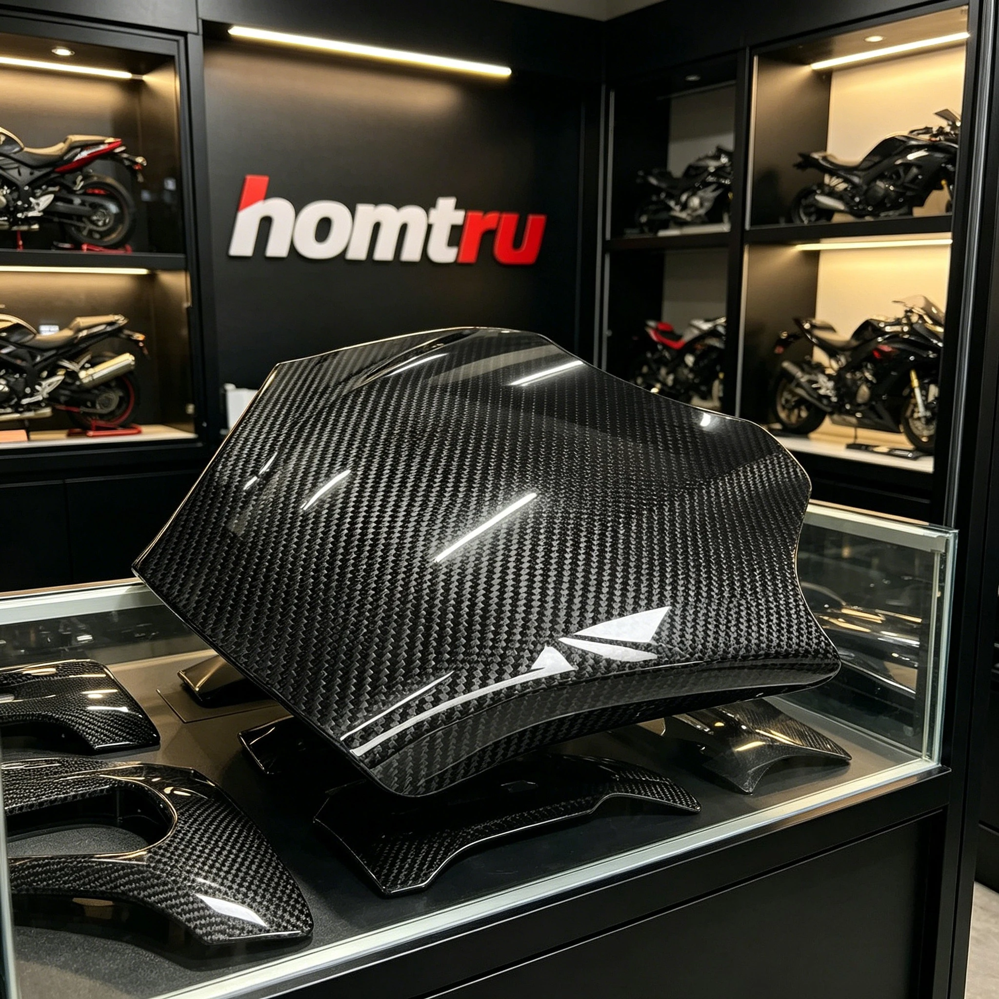 

Carbon Fibre Motorcycle Gas Fuel Tank Protection Cover for HONDA CB650R 2018-2026