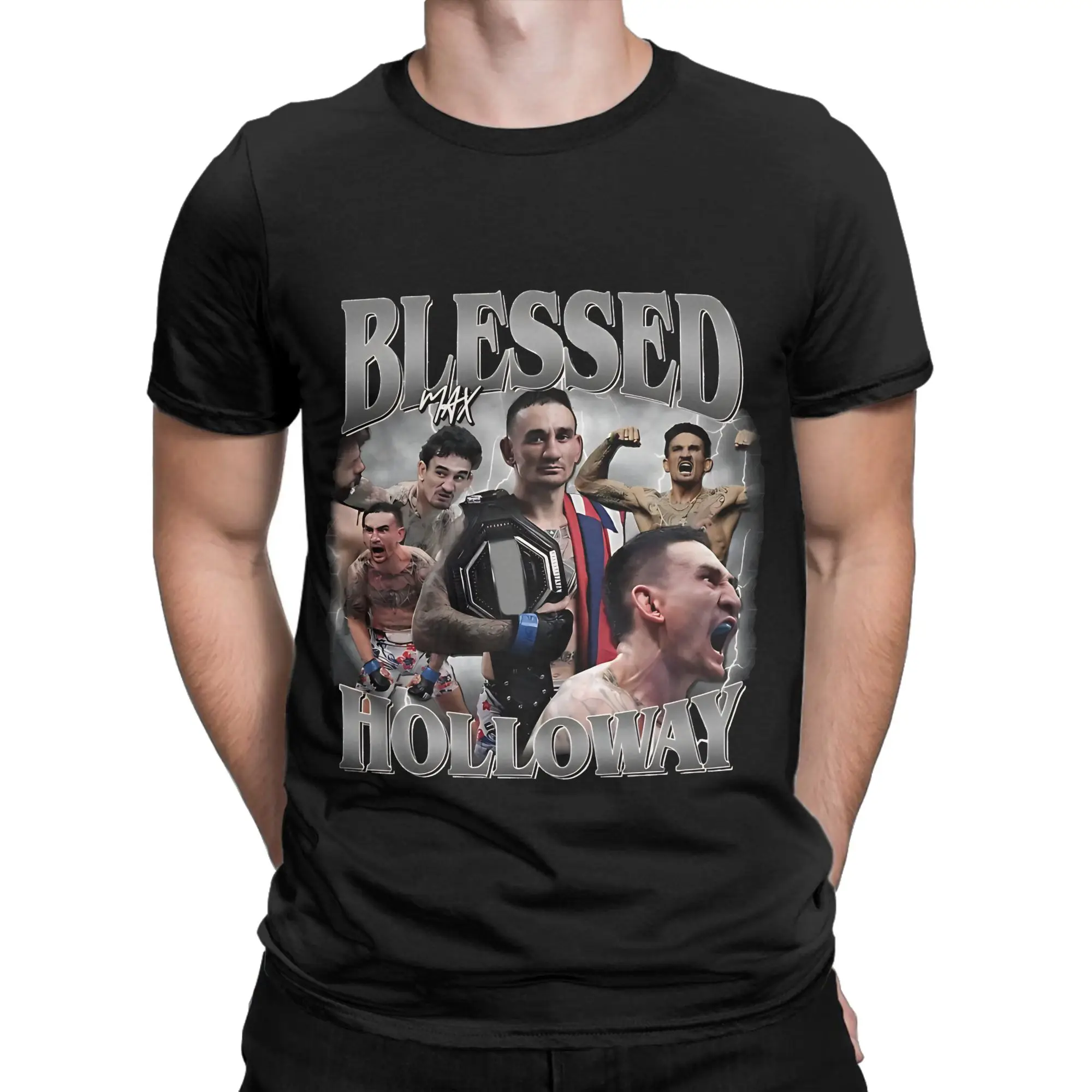 Men Women Printed Maxs Blesseds Holloways T Shirt Tee 100% Cotton  T-shirts Clothing