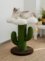 Flower cactus cat climbing frame cat nest tree integrated grinding claws