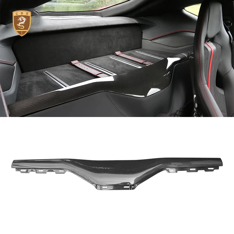 Para Ferrari 812 GTS: Painel Protetor Interno do Porta-Malas Estilo OEM em Fibra de Carbono Seca – Acessórios Internos