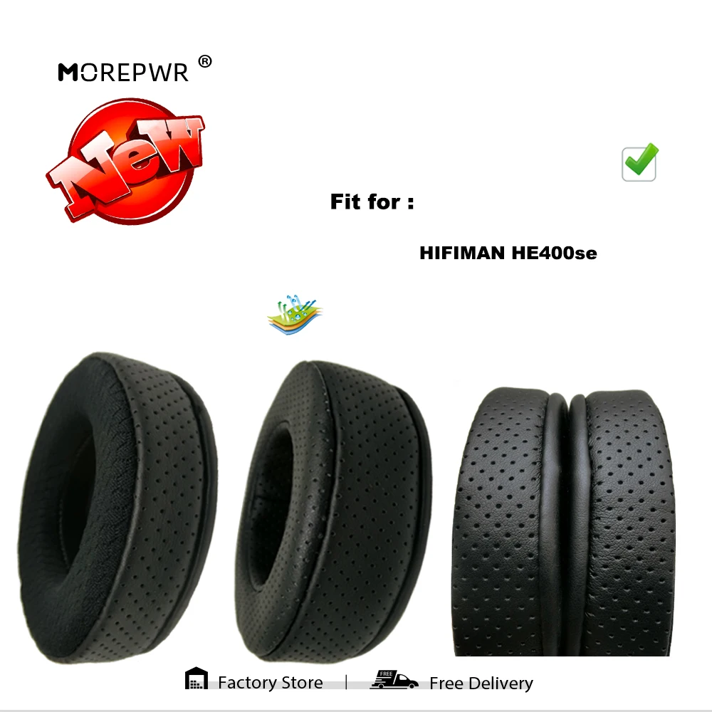 

Morepwr новые обновленные Сменные амбушюры для HIFIMAN HE400se, запчасти для гарнитуры, Кожаная подушка, бархатный чехол для наушников