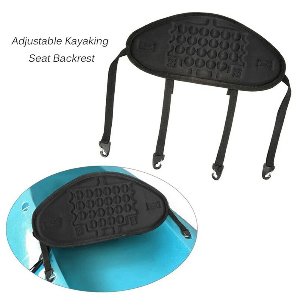 

1Pc Adjustable Kayak Cushion Canoe Seat Kayak Back Rest Pads 24x53cm Soft Cushion Boat Accessories Tools EVA Material Black