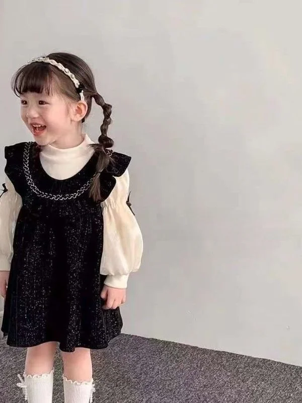 

Autumnal Foreign Sle Longsved Dr Suit Chic Tee-Piece Set for Women Winter Faionable Ensemble Suitable for Middle-Aged