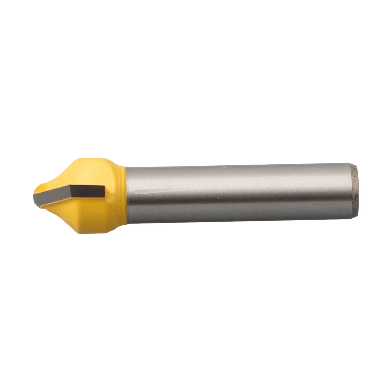 Woodworking Milling Cutter 8mm Shank V Shaped Flat Head High Efficiency Design for Acrylic and PVC Applications
