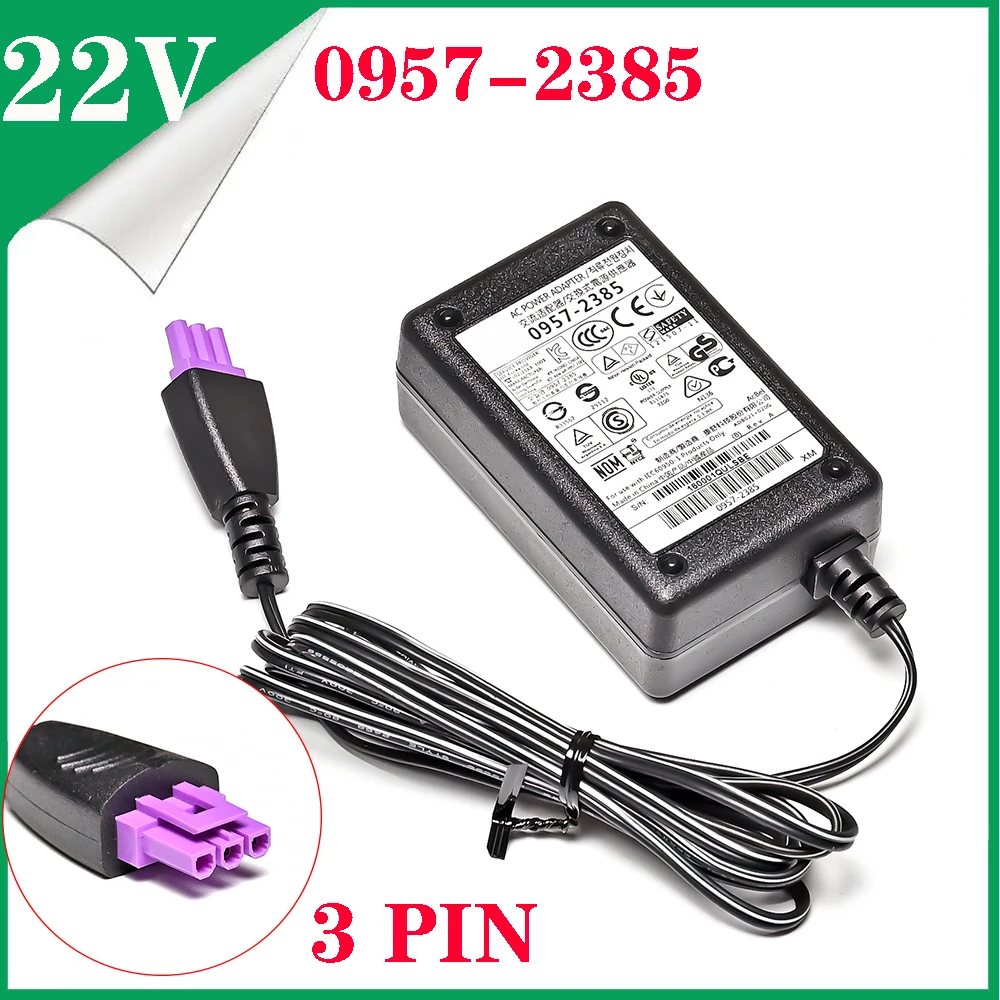 アダプター充電器電源,HP 0957 2385 1010 1012 1510 1512 1513 1514 1518 2515 2540 2541 22v 455ma用