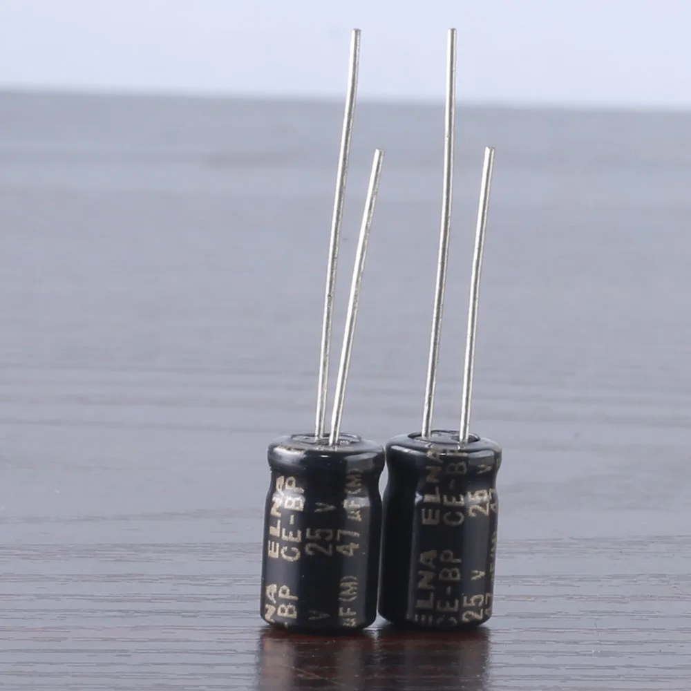 30pcs Elna Capacitors RBD 47uf 25V 47mfd Audio Series Bi Polar Capacitors