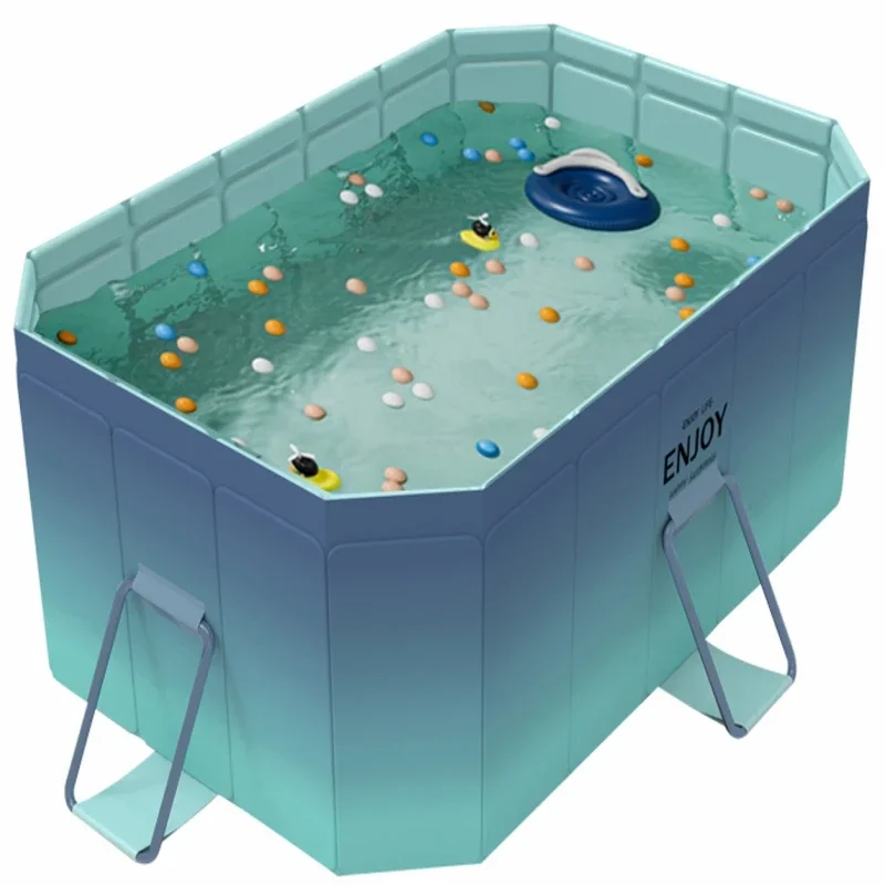 2026 Hot Selling Large Rectangular PVC Outdoor Swimming Pool Portable Design for Children