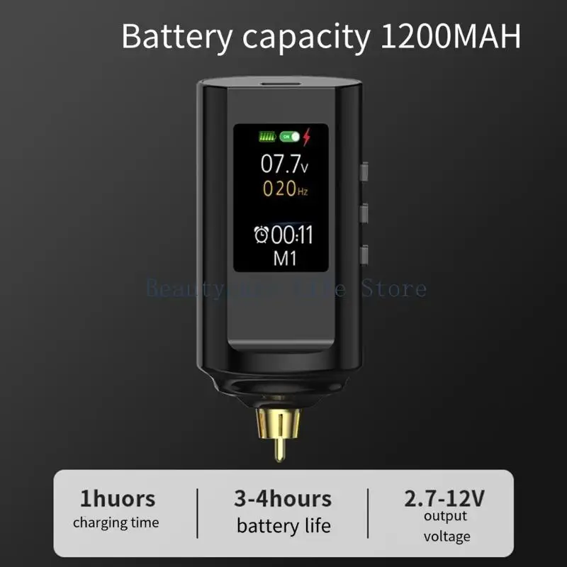 652C Efficient Tattooing With Wireless Power Supply And User Friendly Color Display Tattooing Artist Power Solution