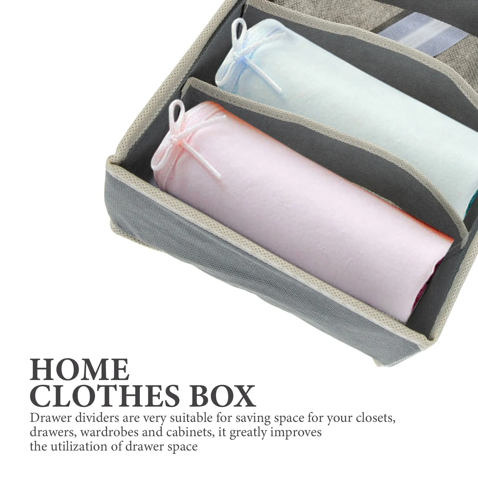 

3Pcs Underwear Storage Box Safe Non-Woven Fabric Reliable Healthy Odorless Home Wardrobe Bra Organizer for Drawer