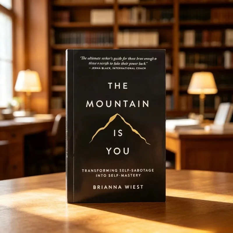 La montagne, c’est toi, de Brianna Wiest, un livre d’aide à la personne pour le développement personnel, qui transforme le sabotage de soi-même en maîtrise de soi.