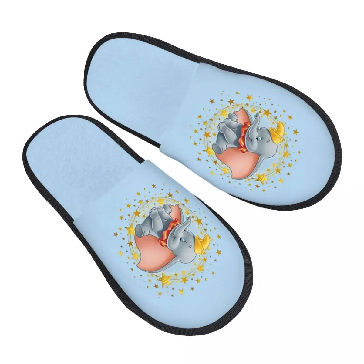 

Изготовленные на заказ домашние тапочки из мягкой пены с эффектом памяти Dumbo, женские удобные теплые нескользящие тапочки с героями мультфильмов