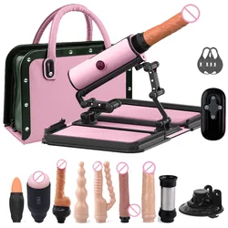 Vibromasseur portable pour femme, télécommande automatique, masseur de point G télescopique, vibromasseur de gode, machine à sexe, sac à main, 600 mastelljaune