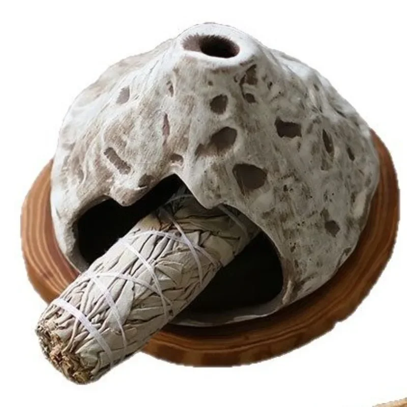 

Burning tray, ceramic aromatherapy burner, sage stand