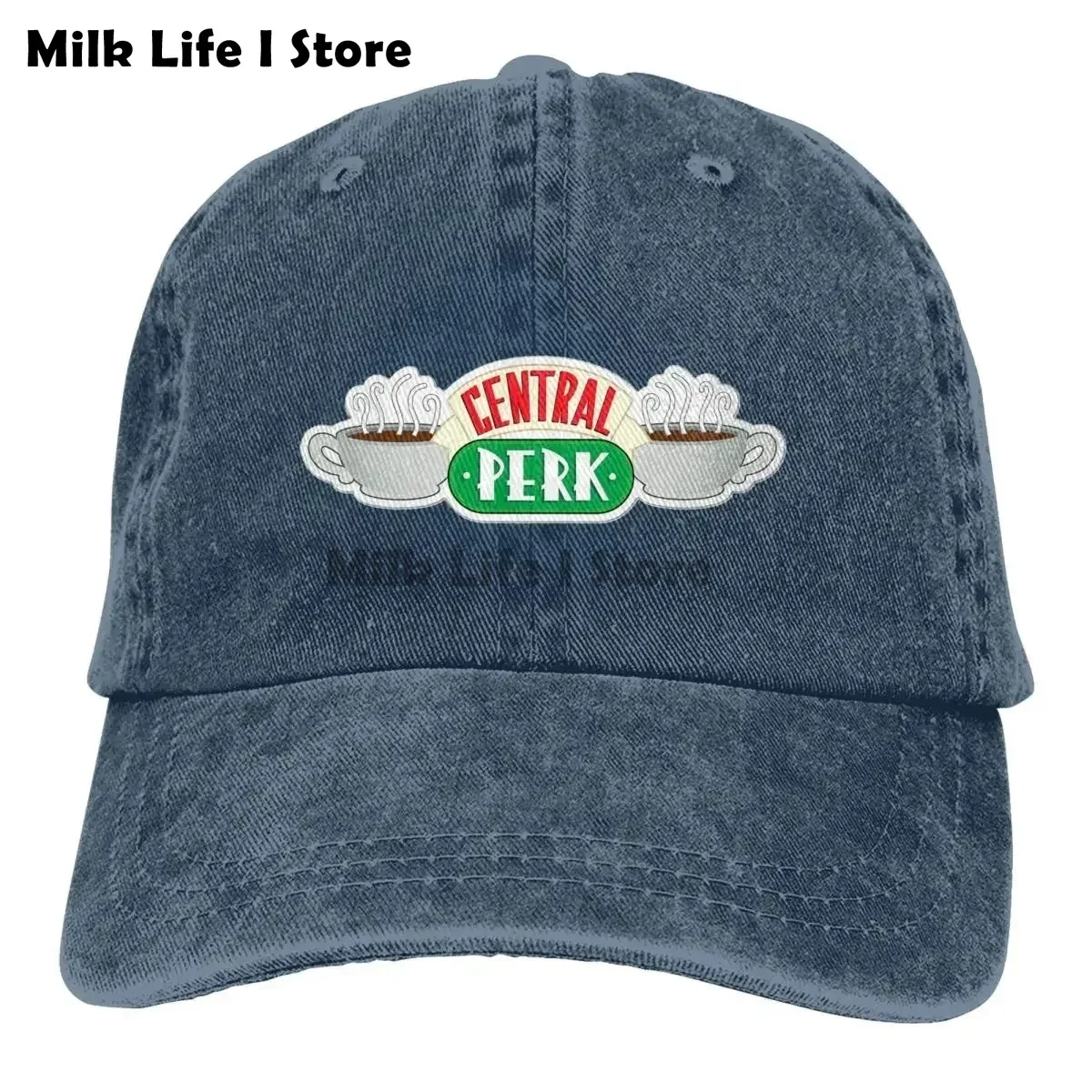 Classic Cotton Central-Perk Friends Tv Show Baseball Caps Fashion Distressed Washed Sun Cap Unisex Outdoor Caps Hat Gift