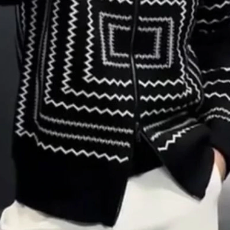 Men's Spring Autumn Cardigan Sweater Knit Button Niche Design Simple Premium Comfortable Casual Soft Brand Fashion Harajuku New