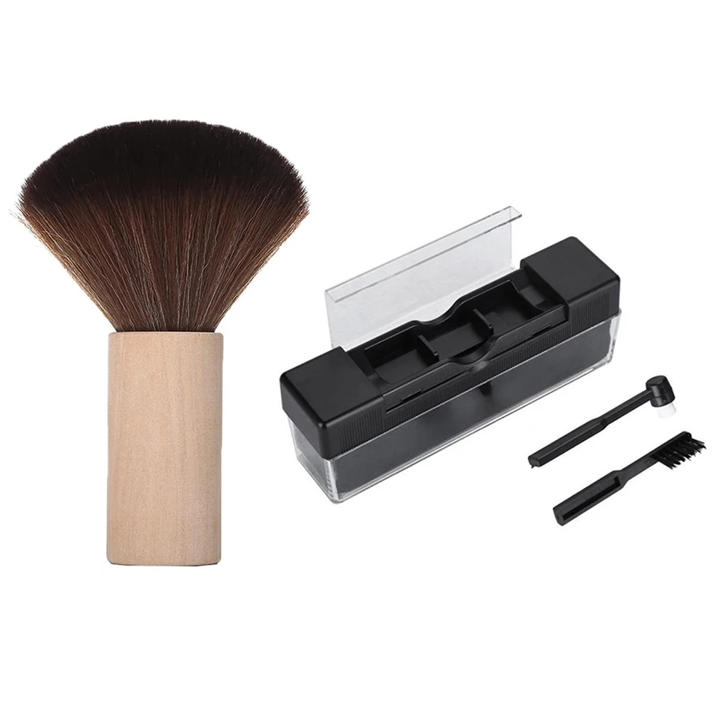 Vinyl Record Cleaner Kit Multifunctional Vinyl Record Dust Remover Brush Vinyl Records Cleaning Tool Turntable Player Accessory