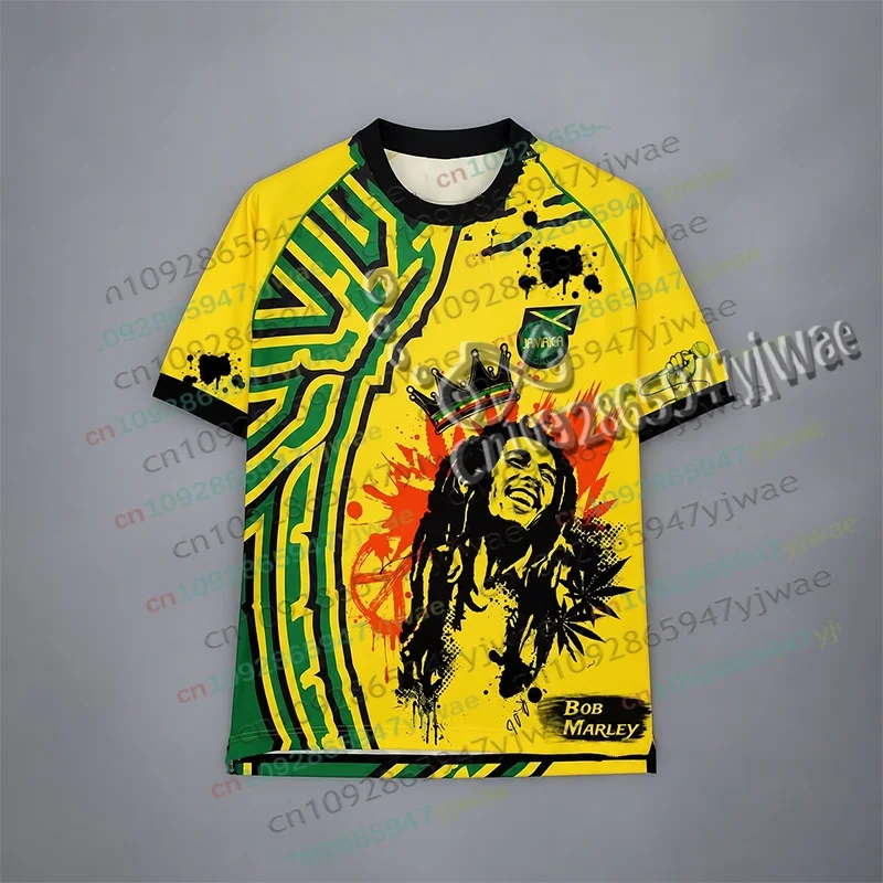 Hot Sale Memorial Camiseta Men's Jamaica 3D Print Tshirt Bob Marley Special Edition Jersey Graffiti T-shirt Women Men's Clothing