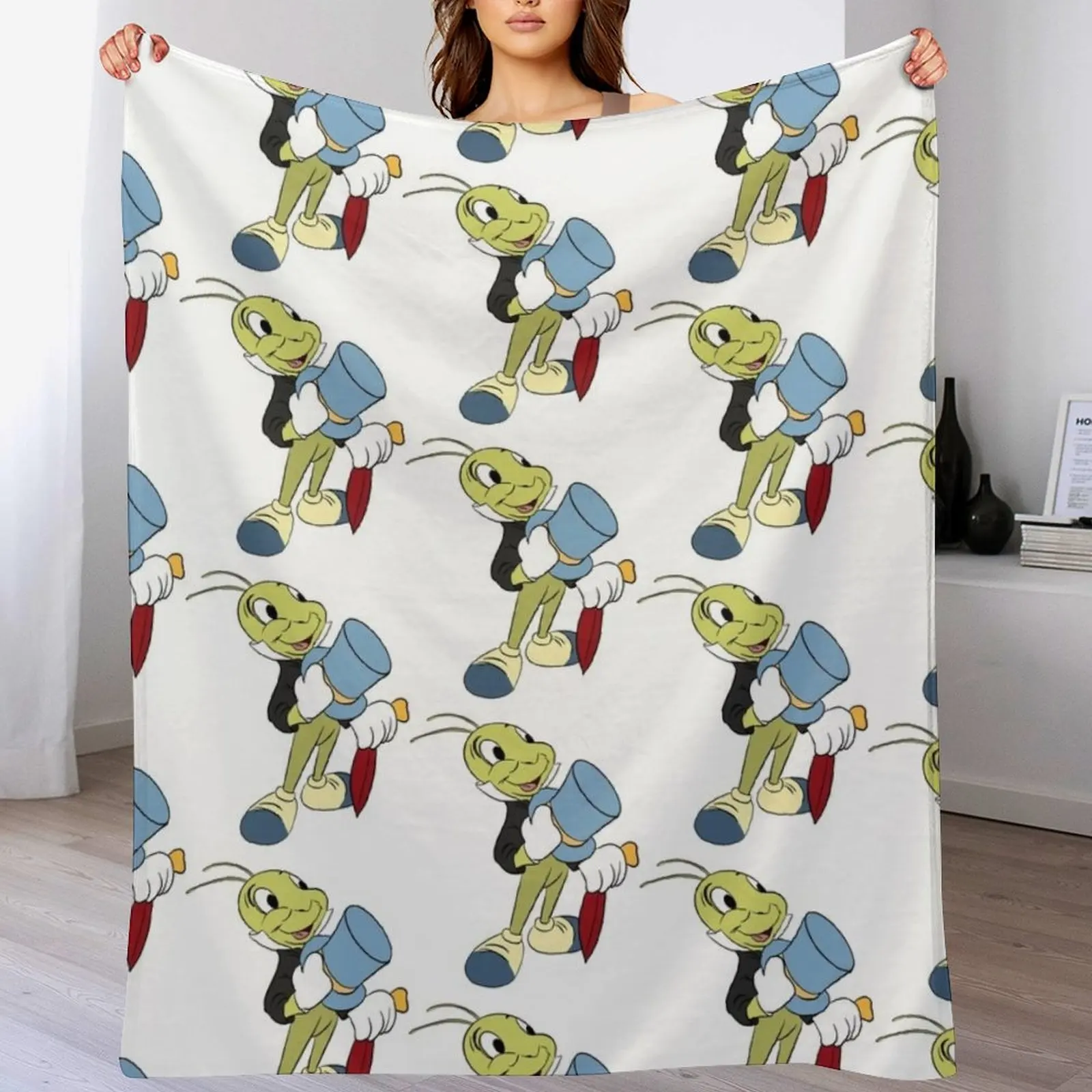 

Jiminy Cricket Throw Blanket Men's Soft Warm Throw Blanket for Couch