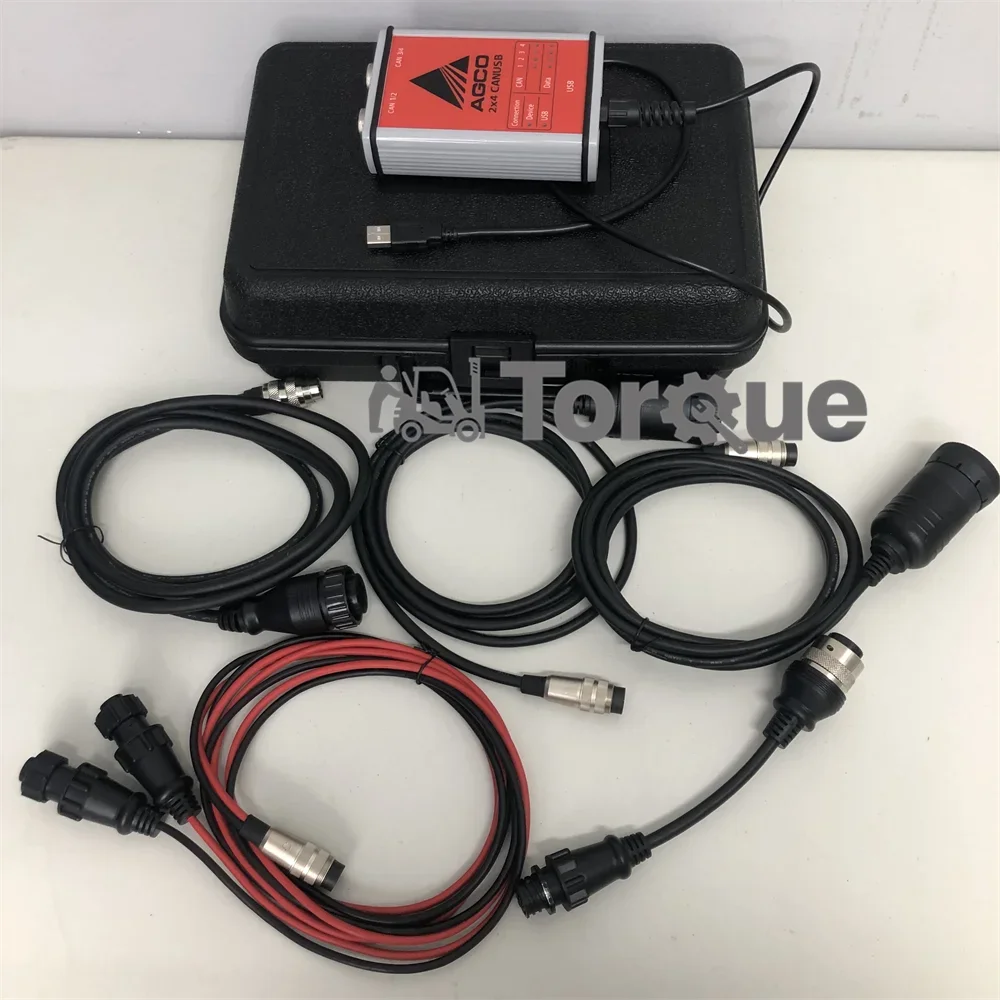 FENDT Truck Diagnosis AGCO CANUSB DIAGNOSTIC Tool for agricultural machinery v2024 AGCO 2x4 canusb tractor diagnosis tool dongle