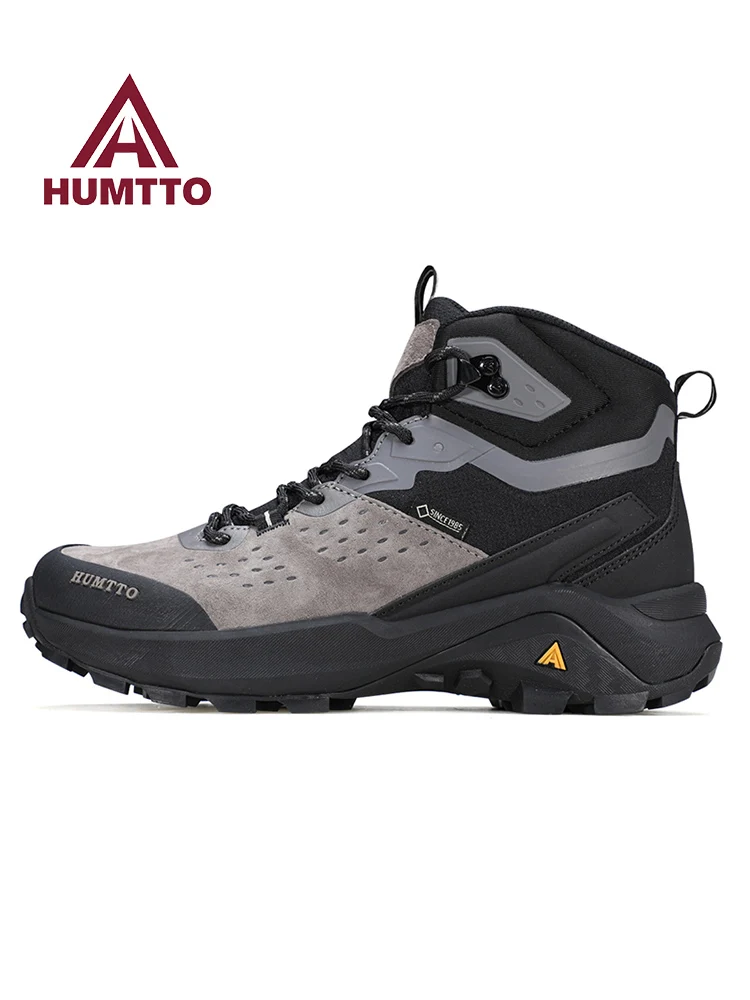 Humtto Botas tácticas impermeables en cuero de vaca para exterior - imagen 4