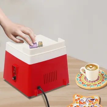 110V Stained Glass Grinder Diamond Automatic Art Grinding Tool 4200r/Min+Bit US