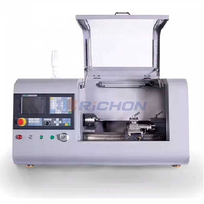 Airow CNC210 CNC LATHE Horizontal Metal Turning Lathe Machine for Education and Metal Processing