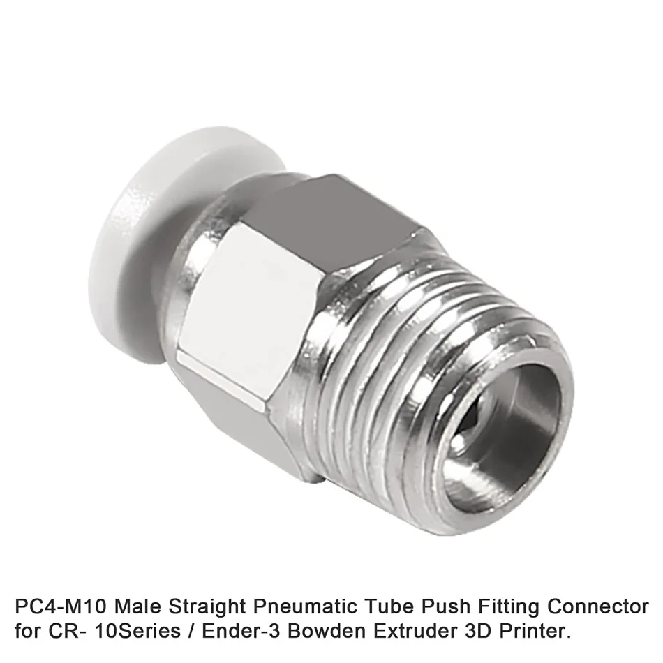 10 шт. PC4 M10 прямой пневматический Фиттинг с внутренним разъемом для экструдера Bowden на большие расстояния для 3D-принтера Ender3/ CR10