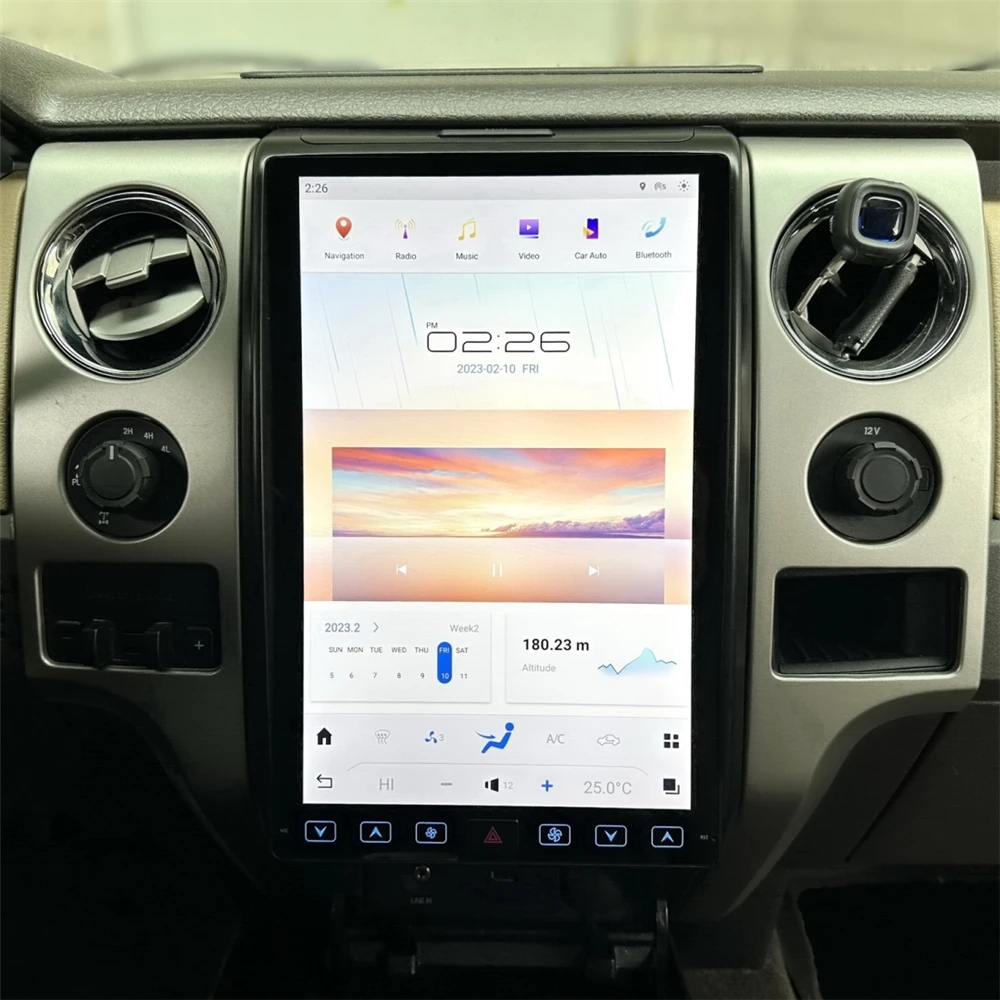 

Автомобильный мультимедийный плеер, вертикальный экран 14,4 дюйма, Android 13, для Ford F150 2009 -2012