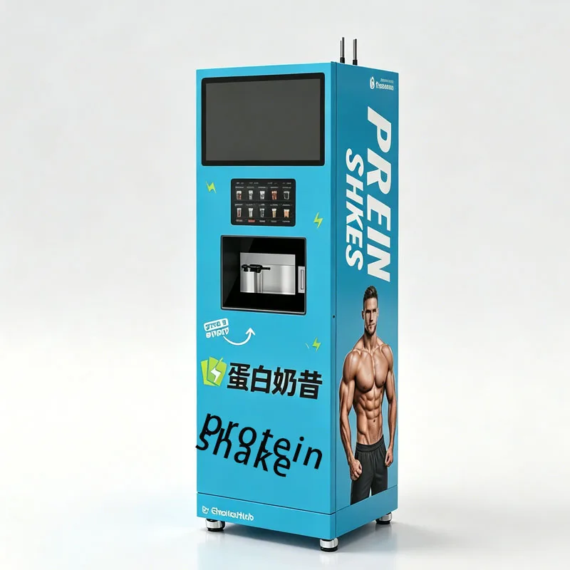 Protein Shake Dispenser Machine Commercial Beverage Vending System for Gym Cafe Health Club Wellness Studio Customized