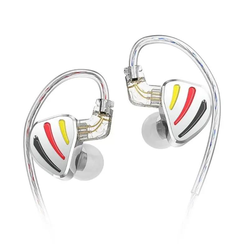 HiFi Earphones Tunable Corded Headphone In Ear Monitoring Bass Headsets Switching Adjustment Earphone Earbud for Daily Use