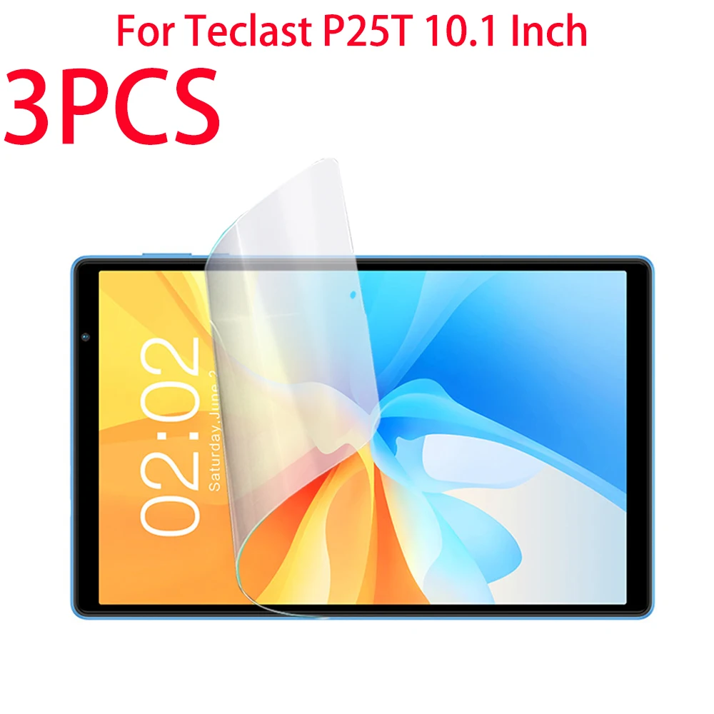 

3 Packs PET Soft Film Screen Protector For Teclast P25T 10.1 Inch Tablet Screen Protector Protective Film For Teclast P25t 10.1