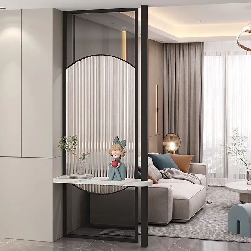 Entry entrance partition screen Entry door block modern simple living room dining room partition decoration