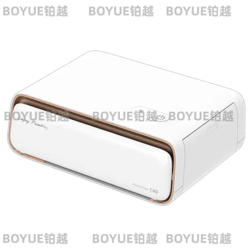 High Resolution Color Photo Printer for Home Office AIMO C40 Compact Desktop Printing Device Clear Image Output Portable