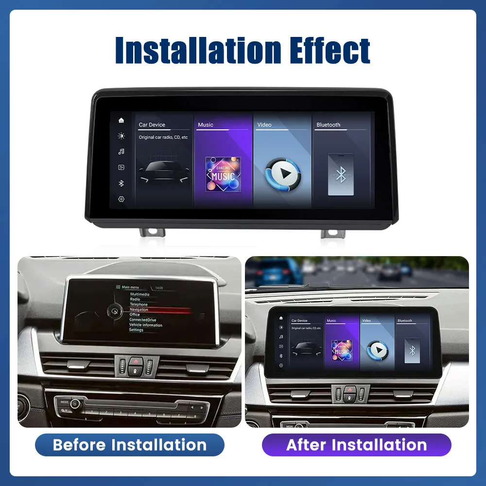 10.25” Car Radio For BMW 2 Series Tourer 2013-18 NBT EVO System GPS Navigation Multimedia Display Head Unit Video Player Carplay