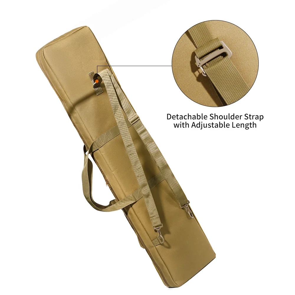 120cm Tactical Bag Outoor Sport Waterproof Backpack Hunting Pouch Shooting Airsoft Gun Bag With Shoulder Strap