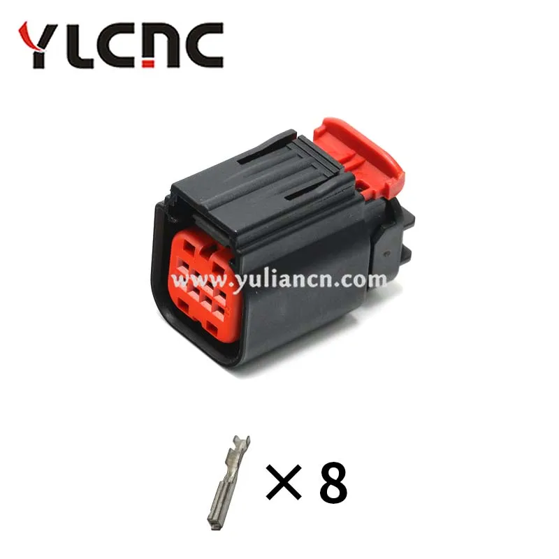 YLCNC factory direct sales 1Set 8Pin Automotive Waterproof Connector Parking Sensor Plug For Ford Land Rover Carnival 1411001-1