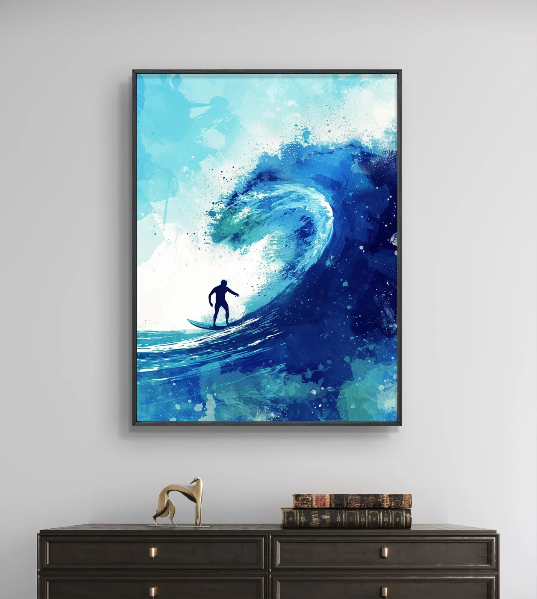 Surfing Diamond Painting Kit Ocean Scenery Diy Diamond Embroidery Cross Stitch Extreme Sports Poster Home Wall Decor Hand Gifts