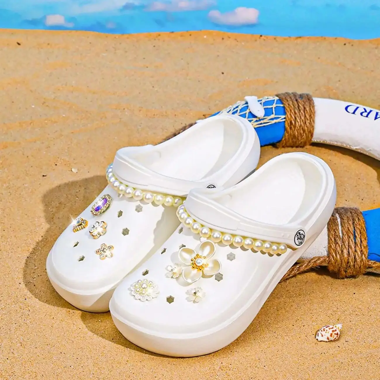 

Сабо для сада, удобная обувь для улицы и дома, легкие сабо с двумя способами ношения, нескользящие летние пляжные шлепанцы 666