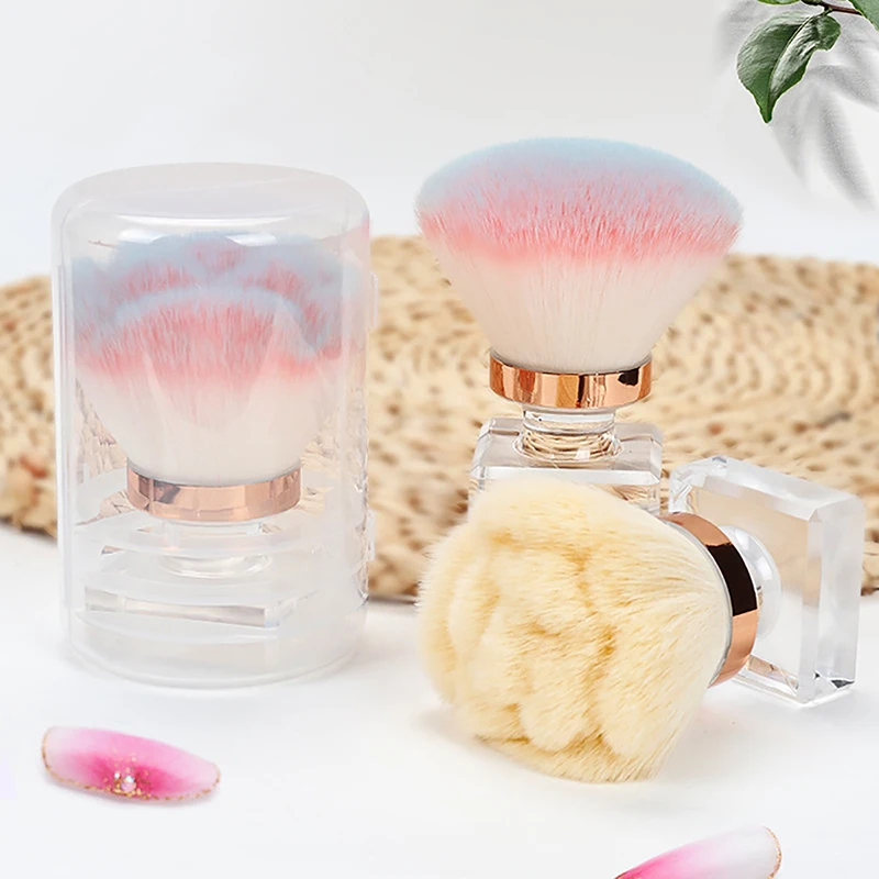 

1Pcs Nail Brush for Dust Powder Cleaning Dust Powder For Nails Nail Art Dust Cleaning Brushes With Box Manicure Tools