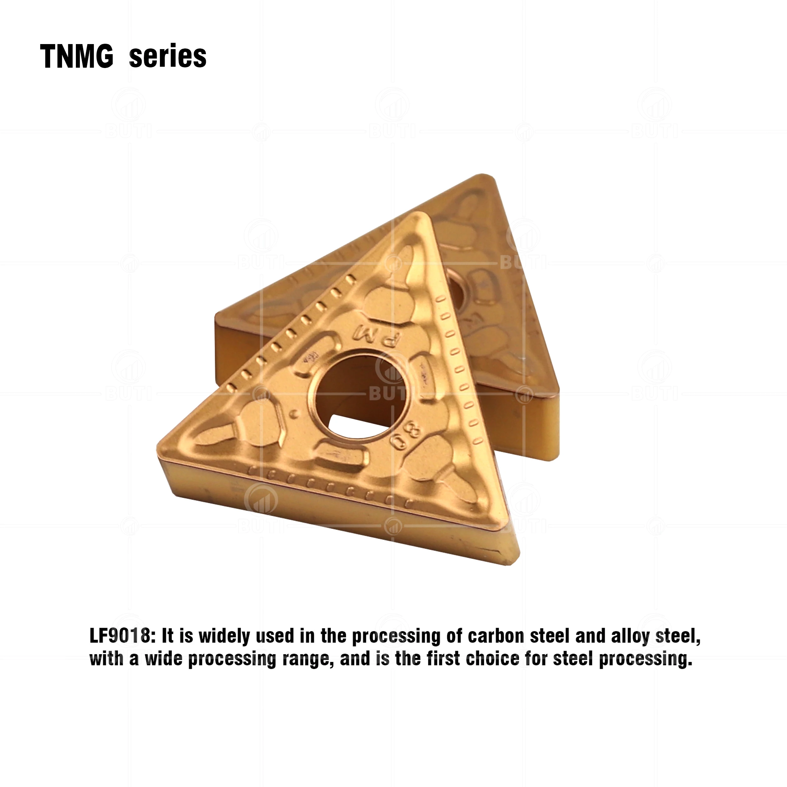 Imagem -05 - Deskar 100 Original Tnmg220408 pm Lf9018 Tnmg220412 pm Lf9018 Cnc Turning Ferramenta Lathe Cutter Carbide Insert para Processamento de Aço