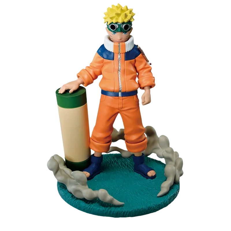 Genuine Bandai NARUTO Memorable Saga Sasuke Rock Lee Hyūga Neji Akimichi Chōji Anime Action Figures Model Toys Gift for Kids