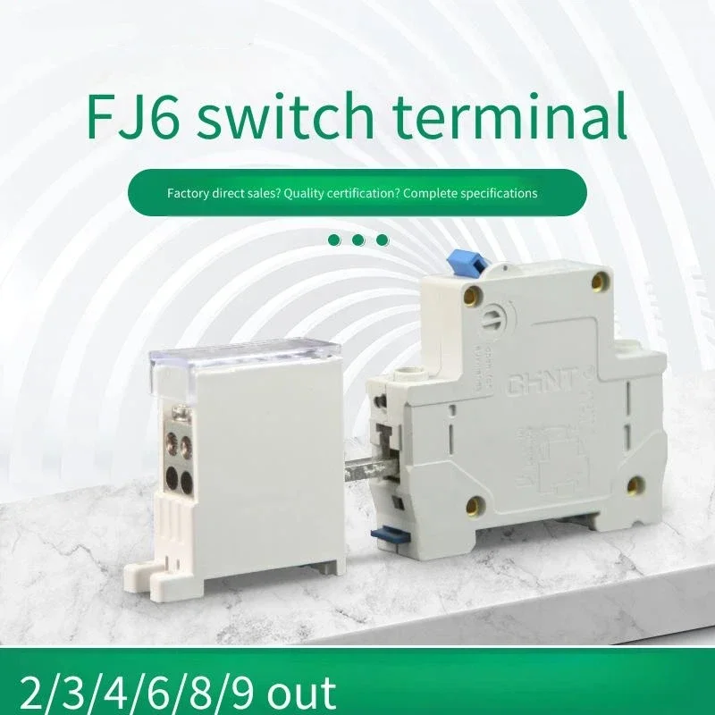 Multi-Purpose Air Switch Junction Box One in Multiple out Terminals Small Circuit Breaker Splitting Artifact for Electrical Wiri