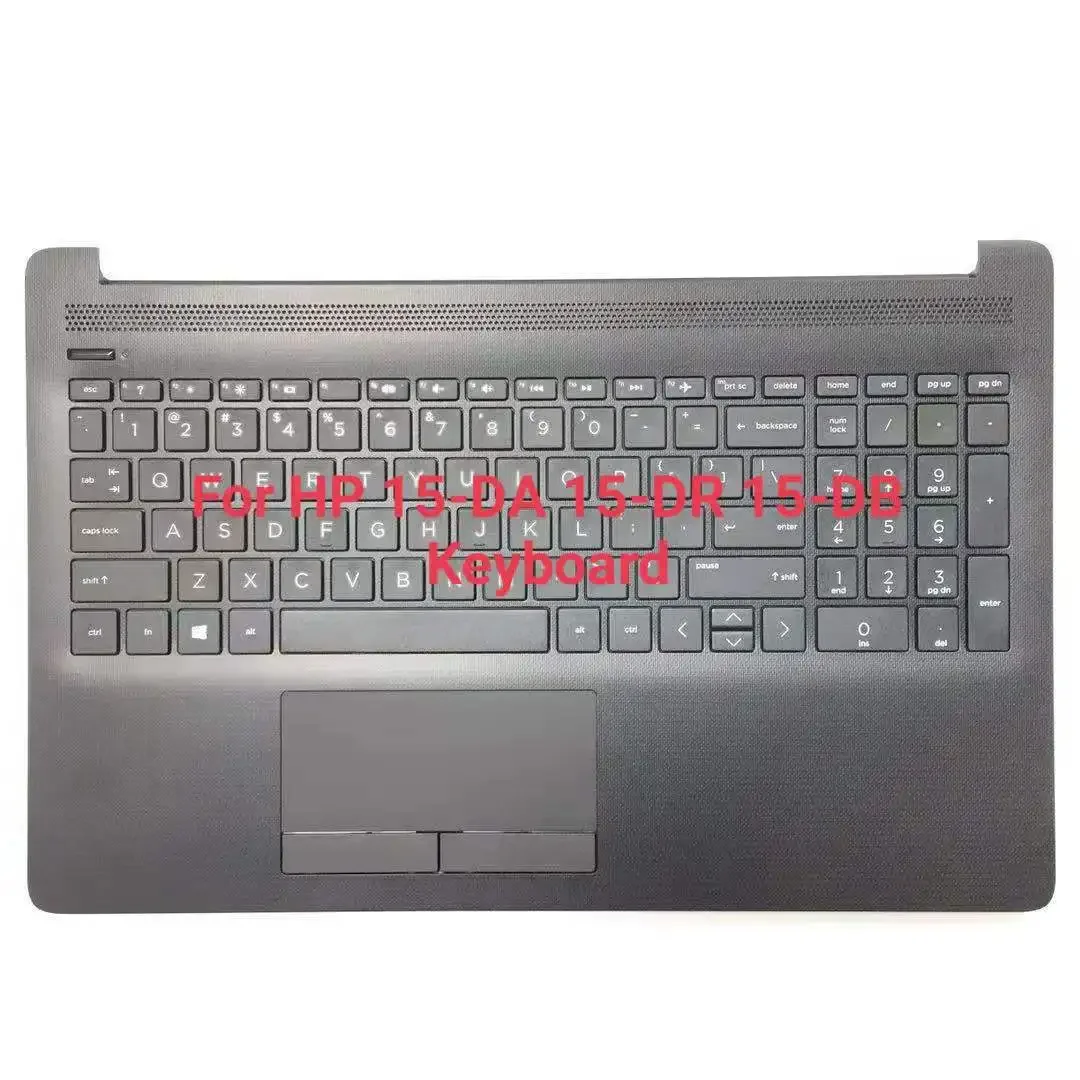 

Новая оригинальная американская клавиатура + сенсорная панель, верхняя крышка упора для рук для HP Pavilion 15-DA 15-DB 15-DR 250 255, нижняя часть корпуса L20387-001