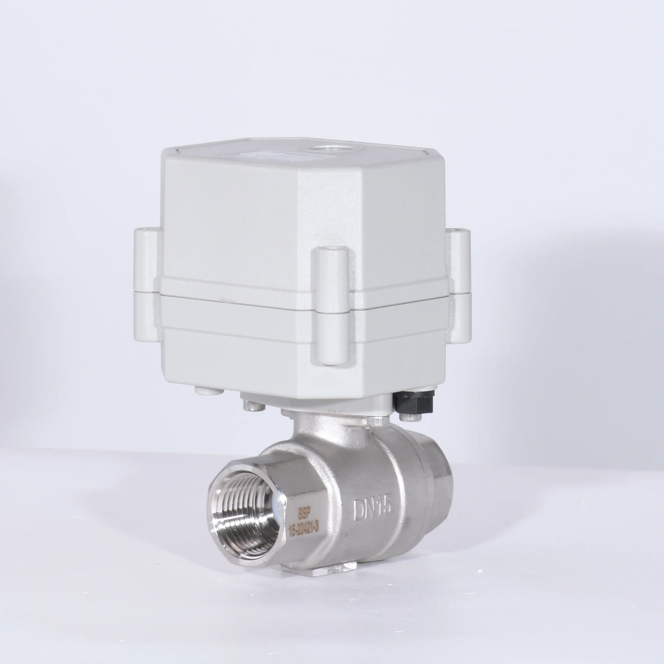 CE SS304 DN15 0~5V Electric Modulating Actuator 4-20mA Regulating Control Ball Valve