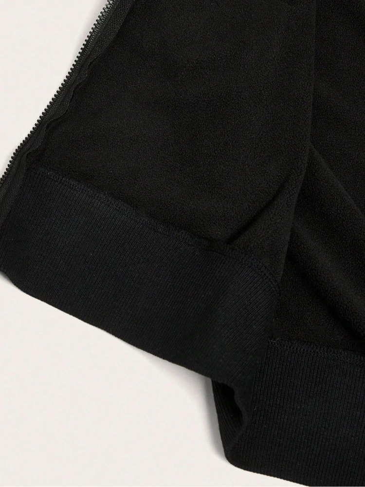 Amerikanisches Retro-Y2K-Taillen-Sweatshirt mit Pelzkragen und Kapuze, einfarbiger Mantel für Damen im Herbst und Winter, Reißverschluss-Schlankheitsoberteil