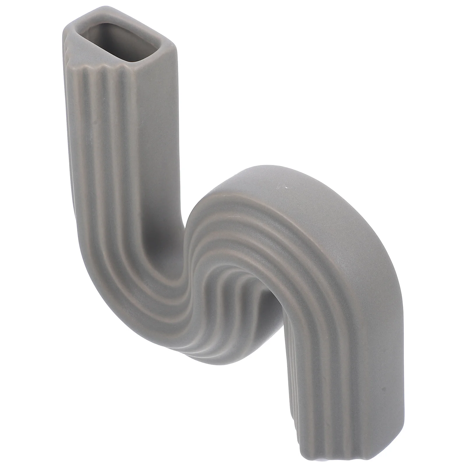 

S-Type Ceramic Flower Vase Modern Decorative Vase for Dried Flower Arrangement Table Centerpiece Home Decor