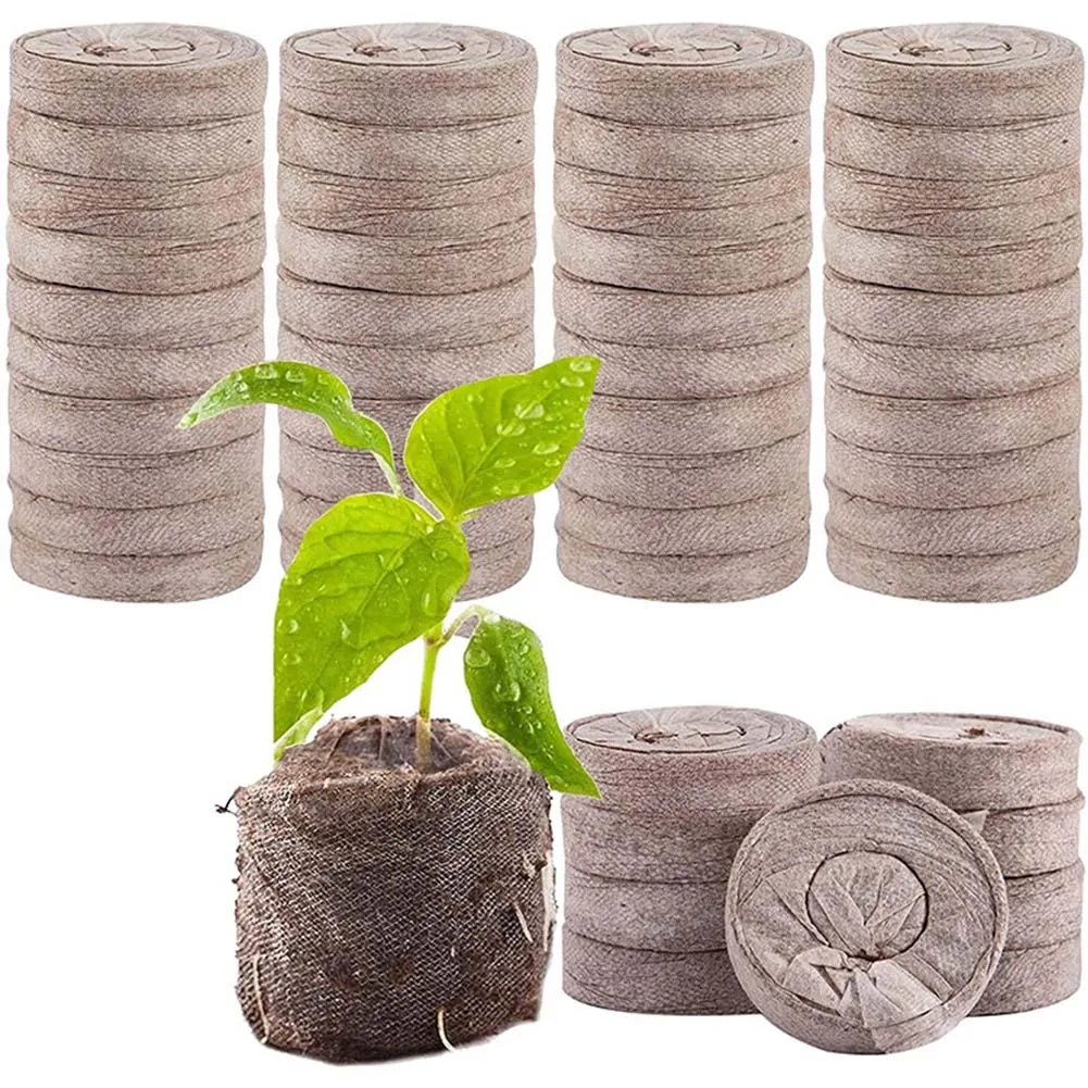 Natural Soil Compressed Mud Pellets for For sprout Germination Biodegradable and Easy to Use Gardening Material