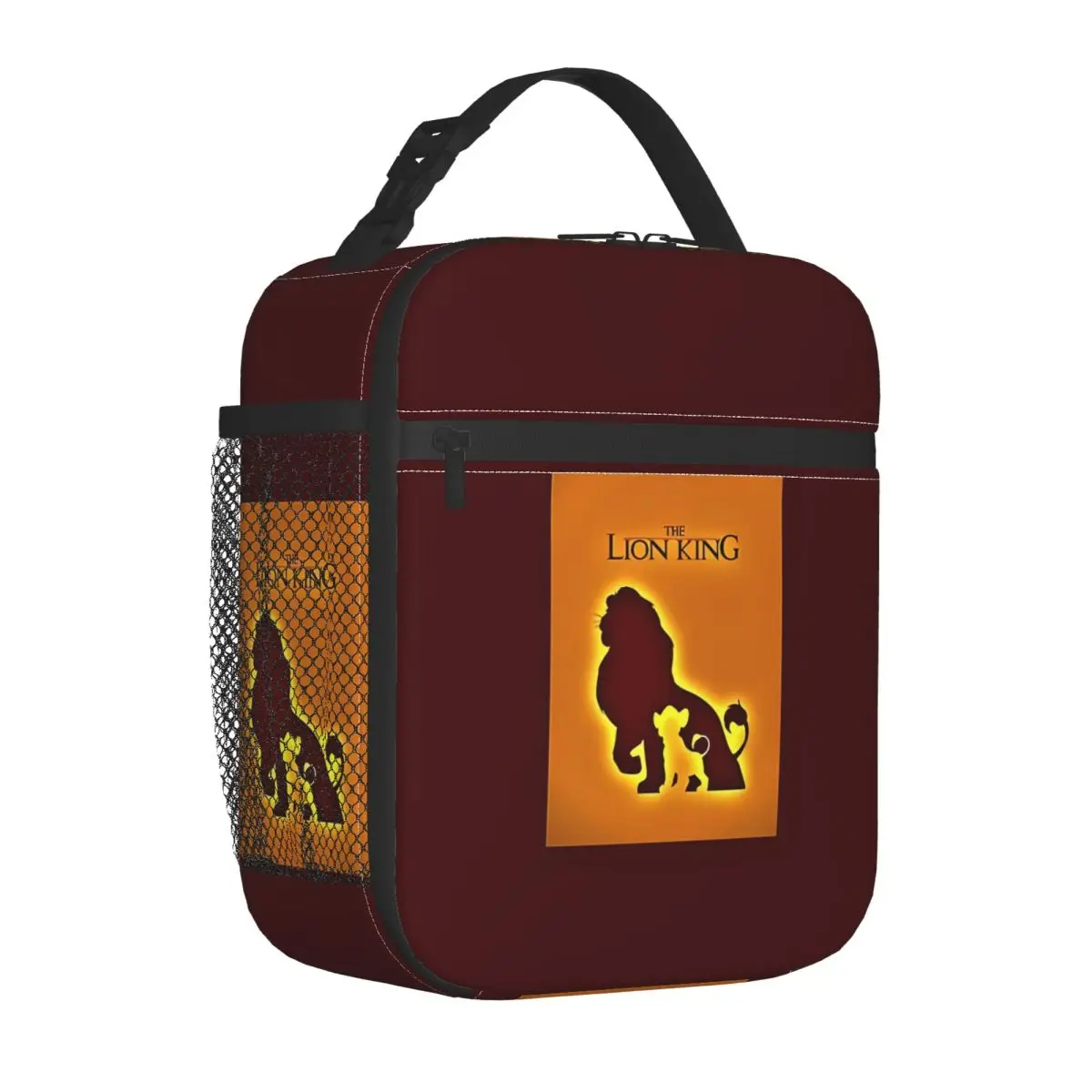 

The Lion King Insulated Lunch Bags Cooler Bag Meal Container Cartoon Animal Portable Lunch Box Tote Food Bag College Outdoor
